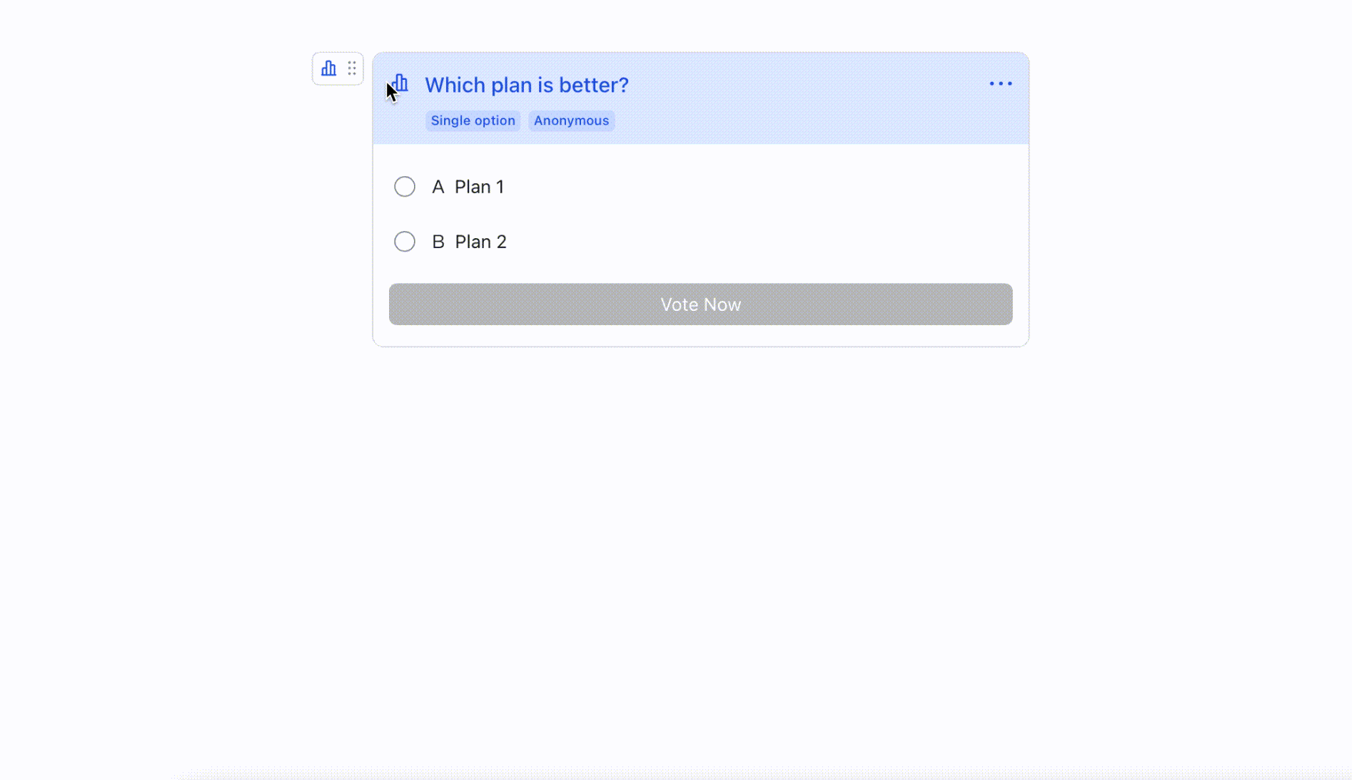 Insert polls in Docs