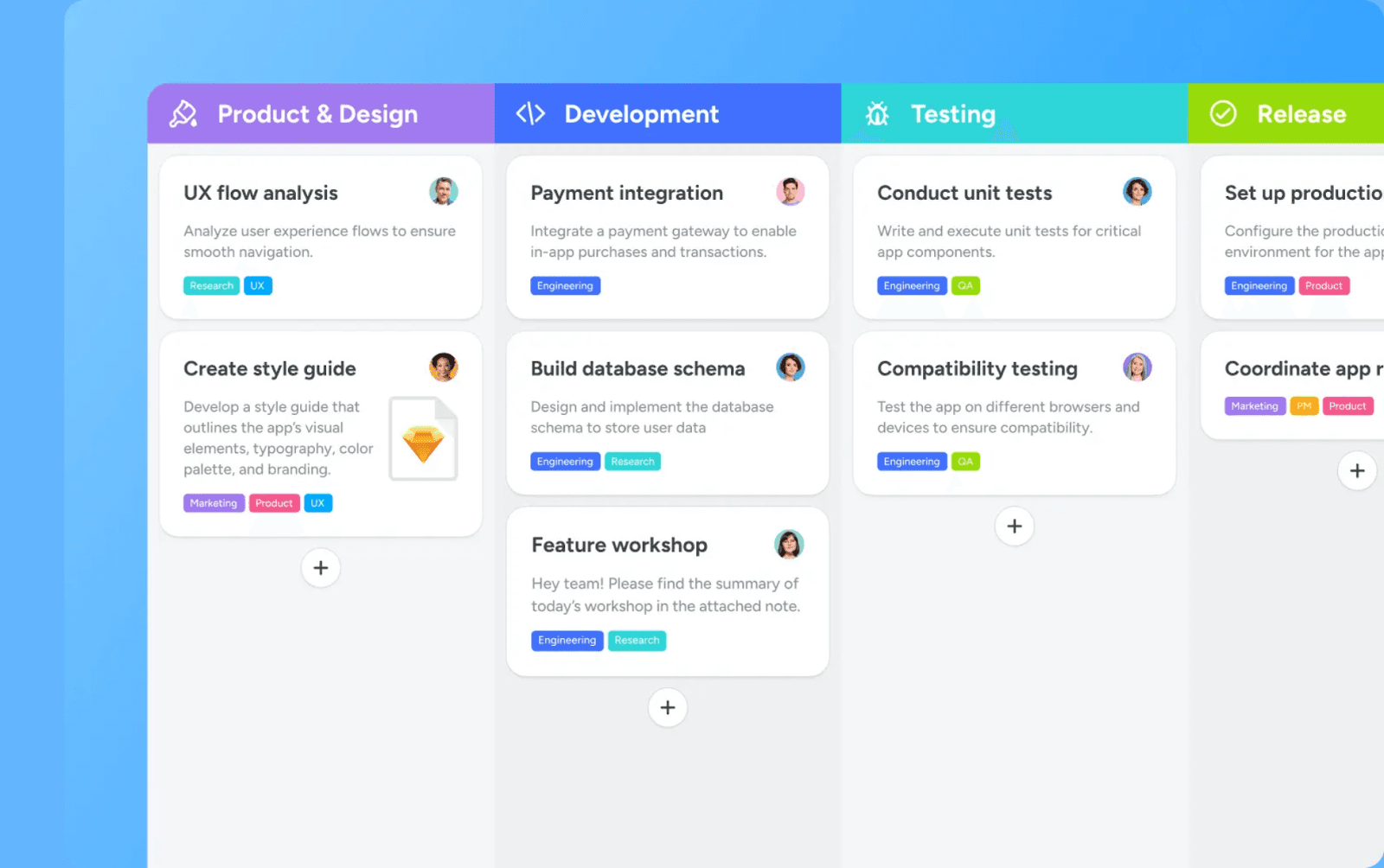 project management in MeisterTask