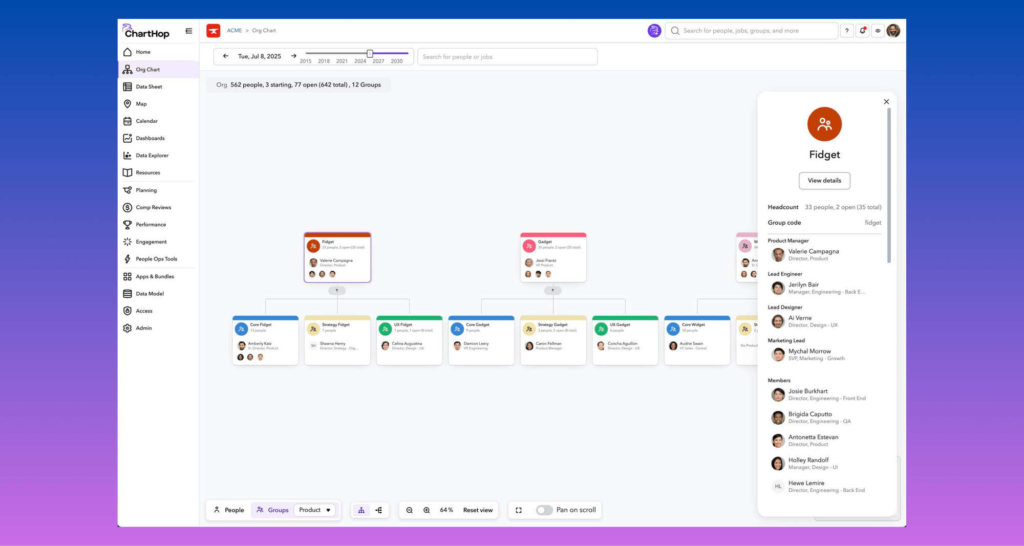 ChartHop org chart