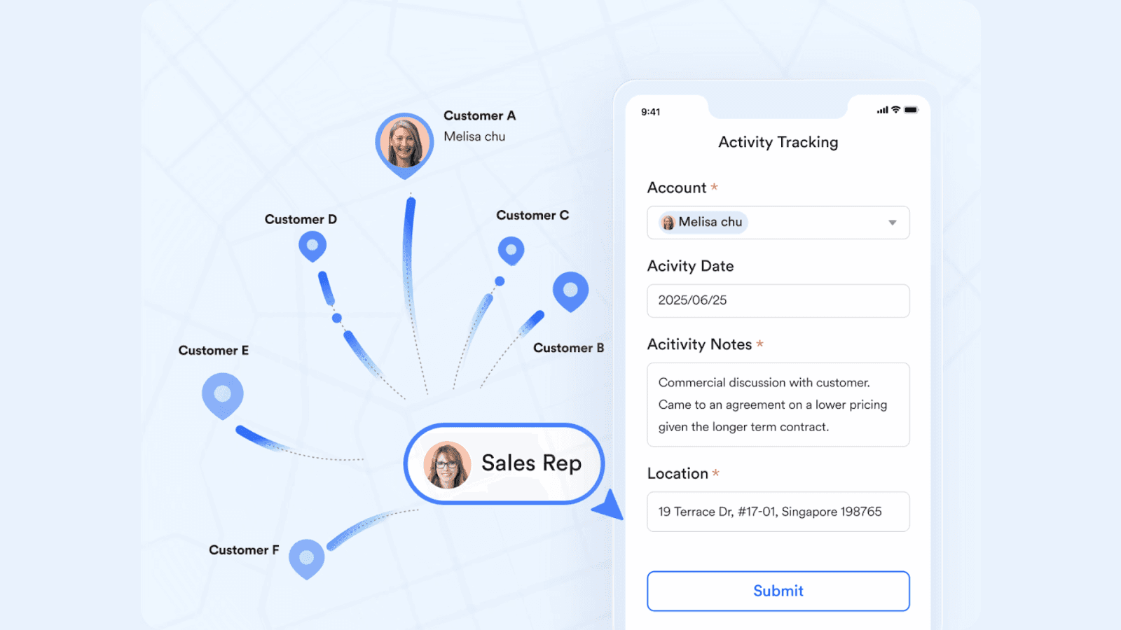mobile CRM of Lark