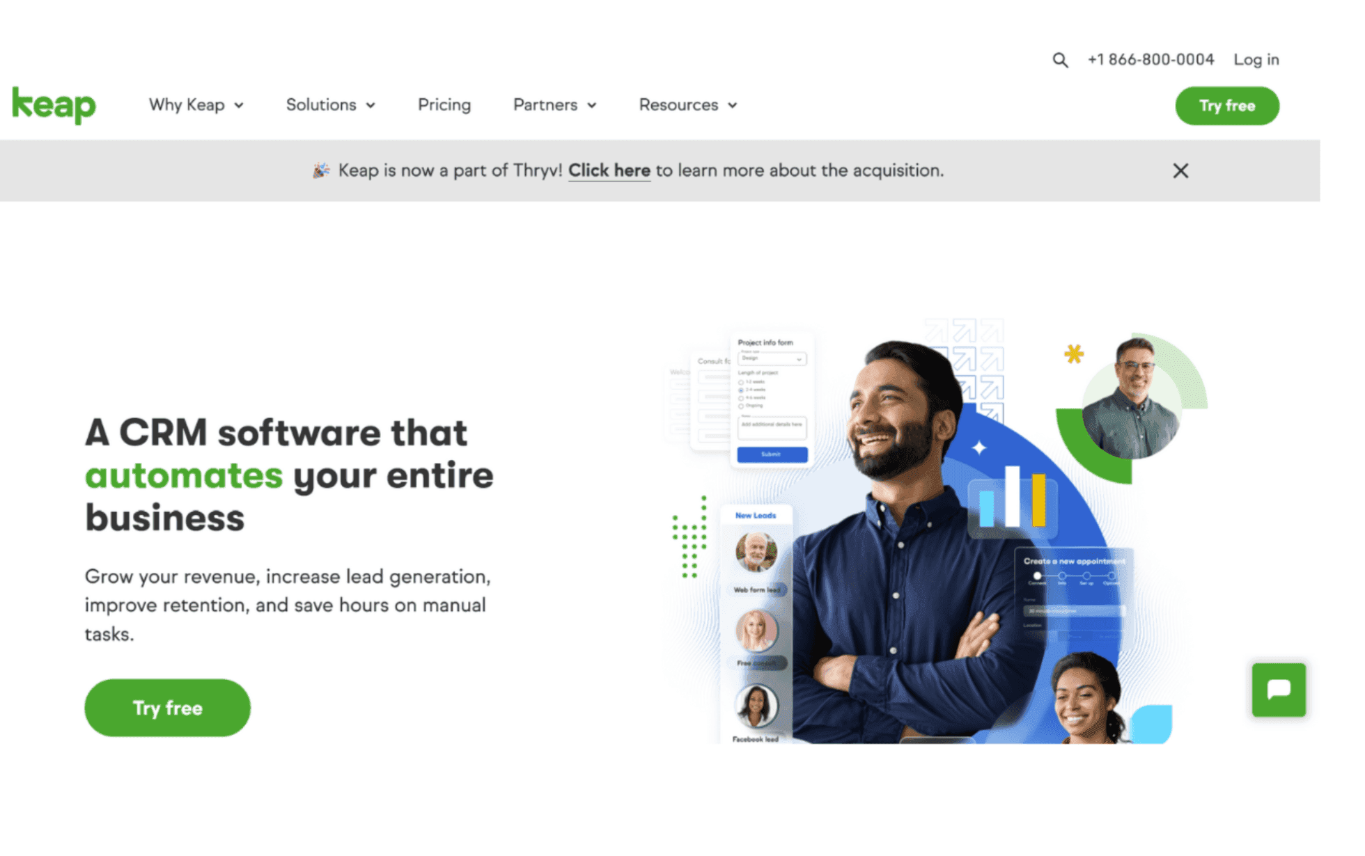 Keap sales CRM&nbsp;
