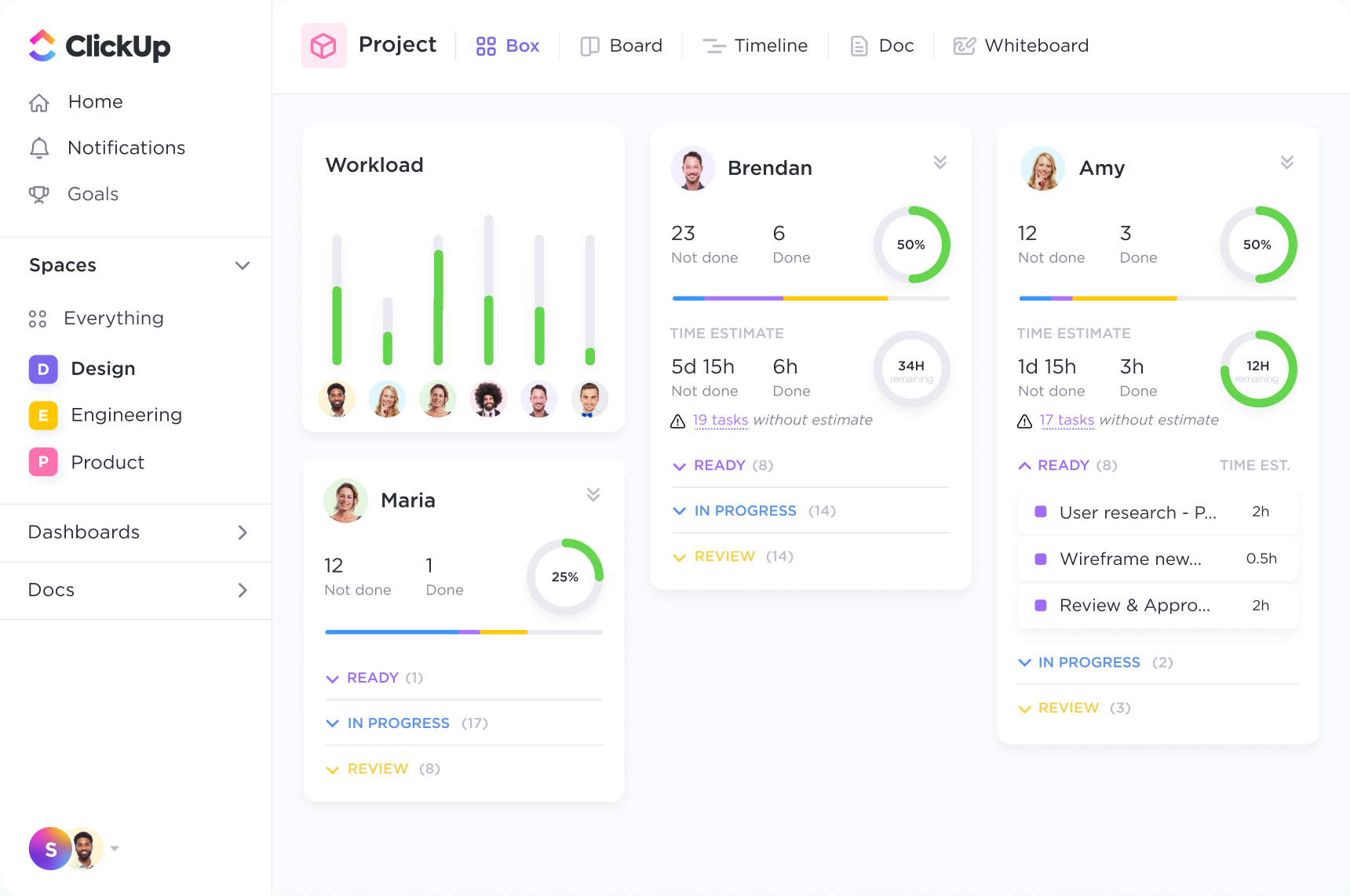 ClickUp: Customizable project collaboration platform