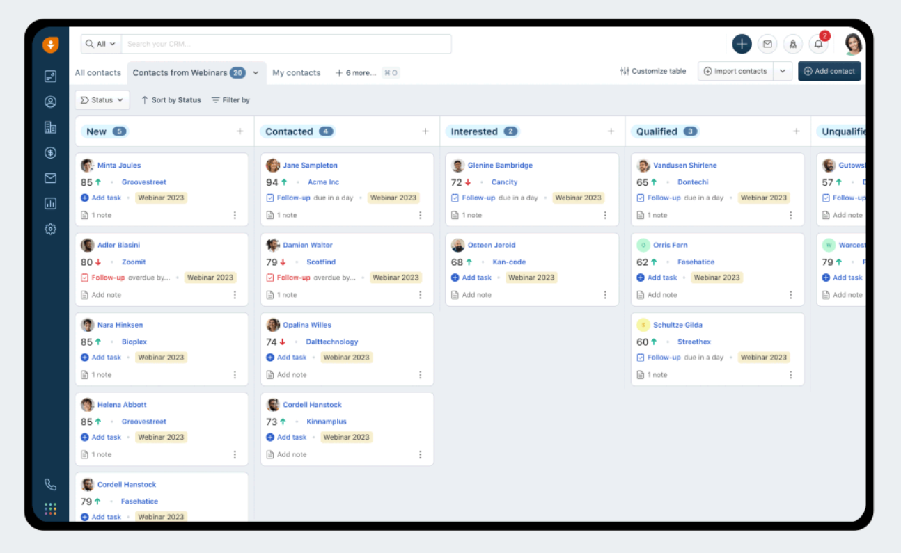 Freshsales: AI-powered CRM with built-in automations