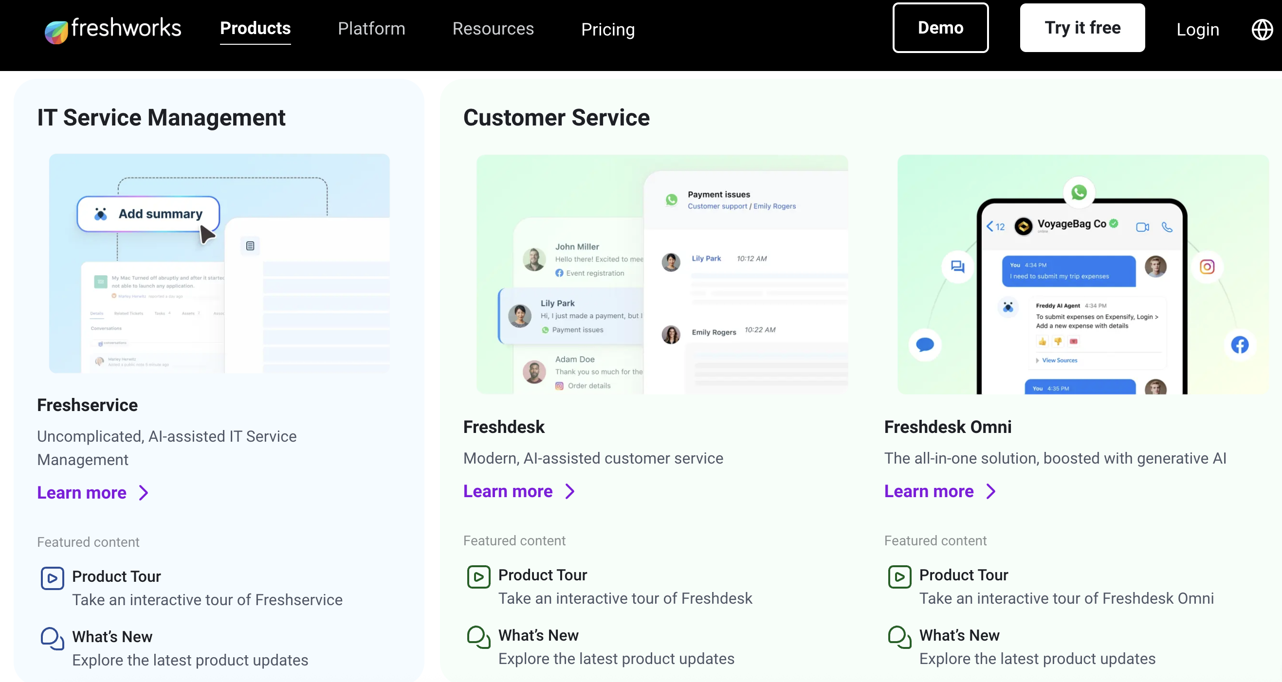 Freshworks platform