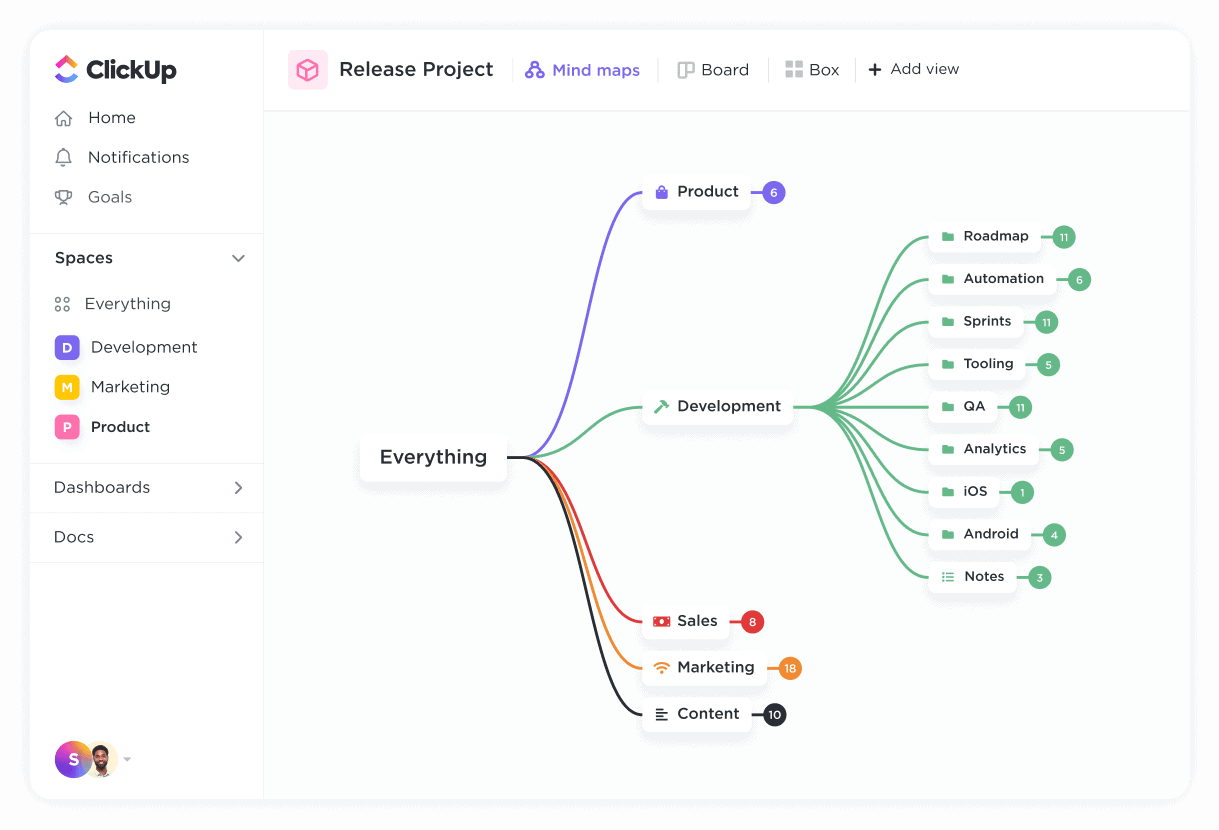 ClickUp for task management and automation