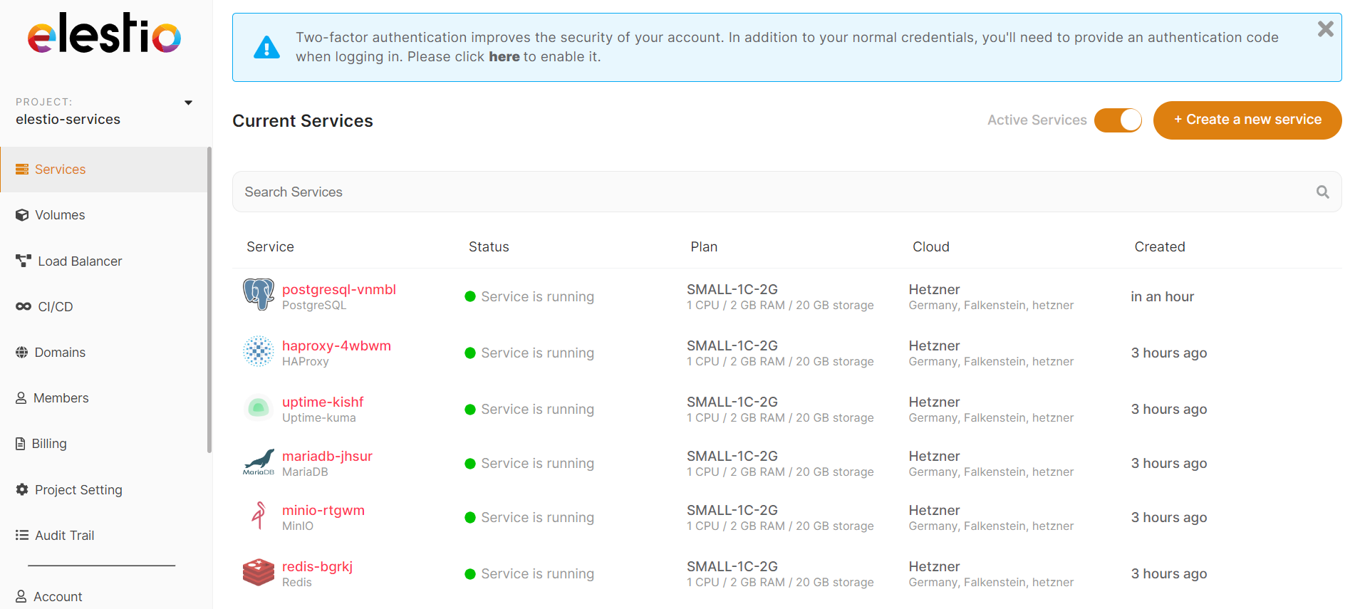 Huginn dashboard showing agents, triggers, and event flows