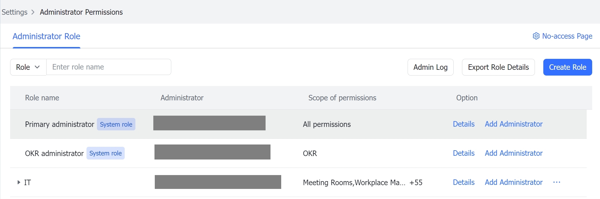 Admin | Set quarantine sensitive permissions