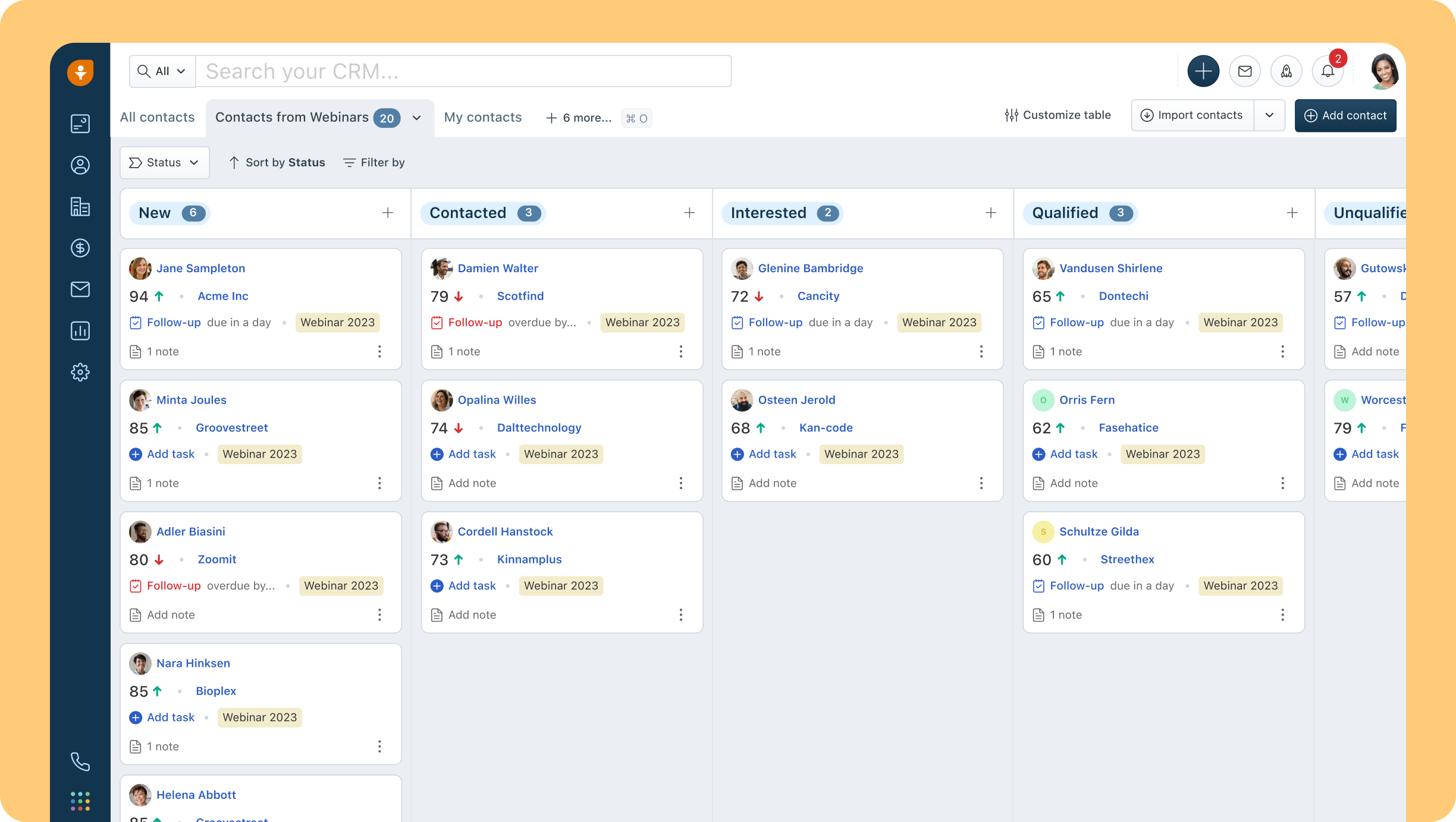 Freshsales AI-powered lead scoring CRM
