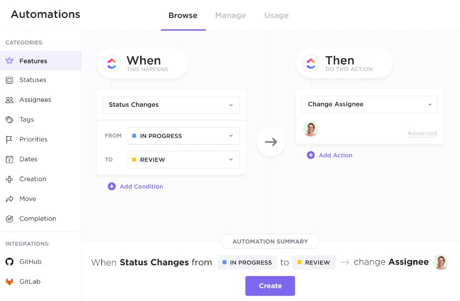 ClickUp client portal