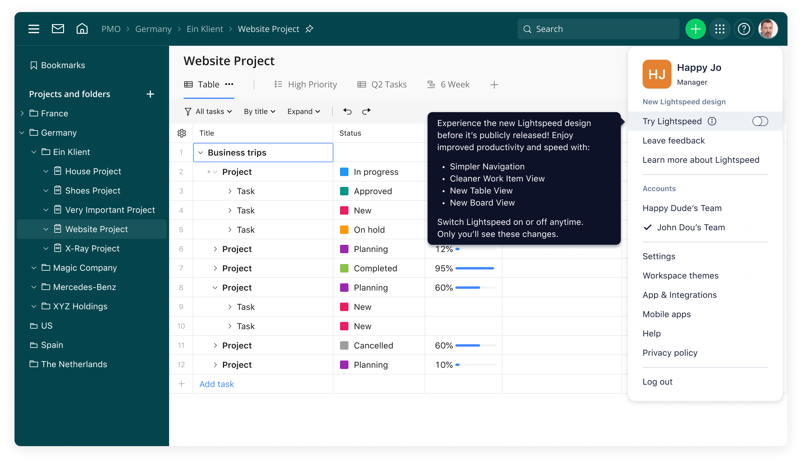 Wrike is a structured free project management tool