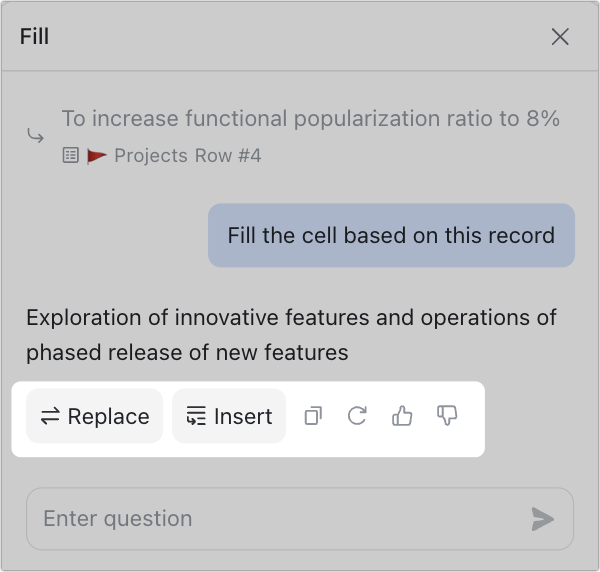 Use the smart toolbar in Base