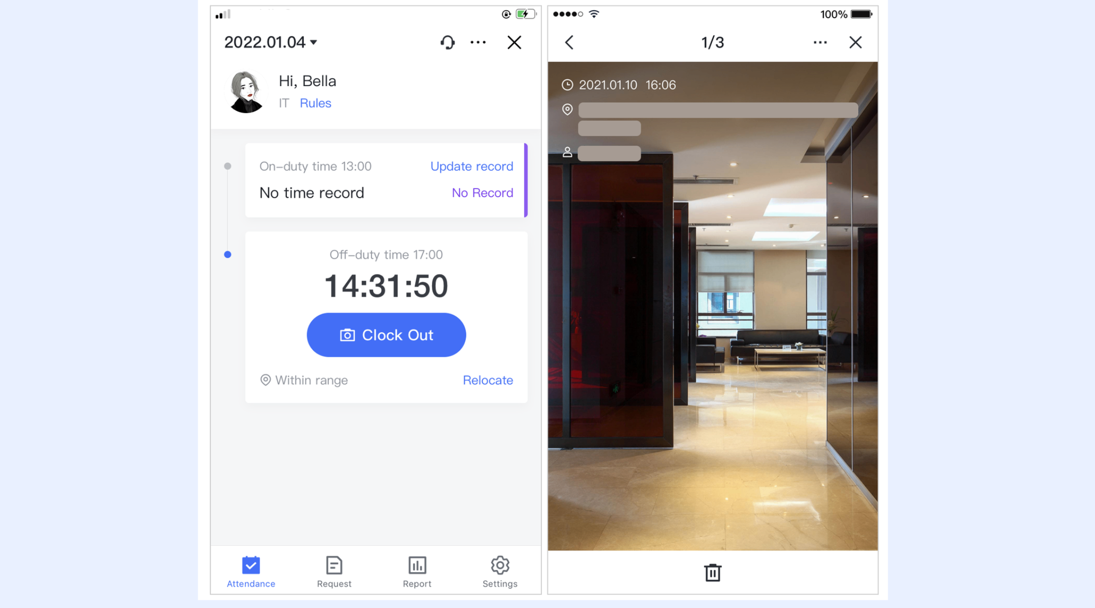 Photo verification for remote tracking