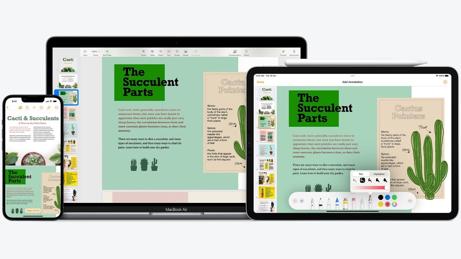 Apple Pages: beautiful design for Mac and iOS users