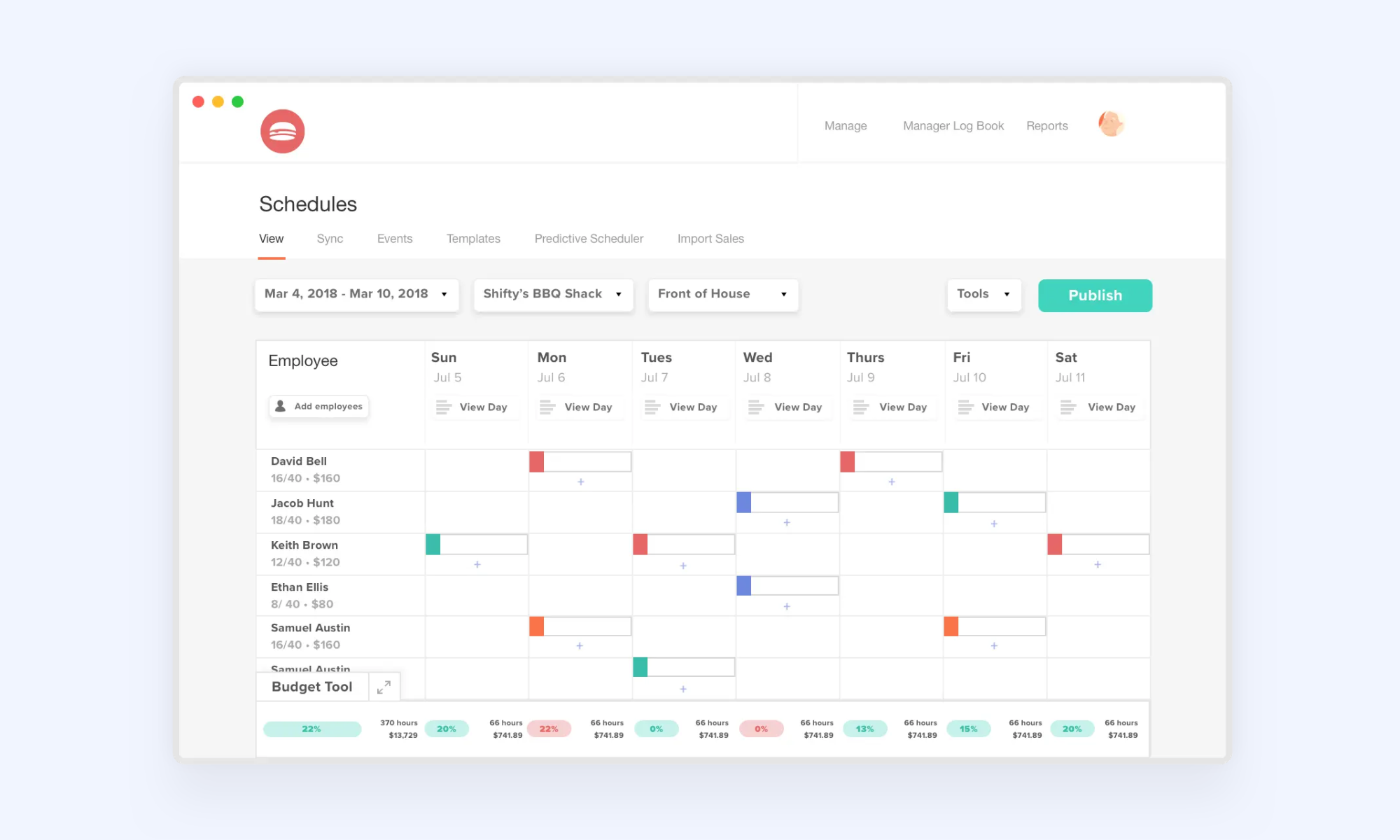 7shifts: Restaurant staff scheduling software