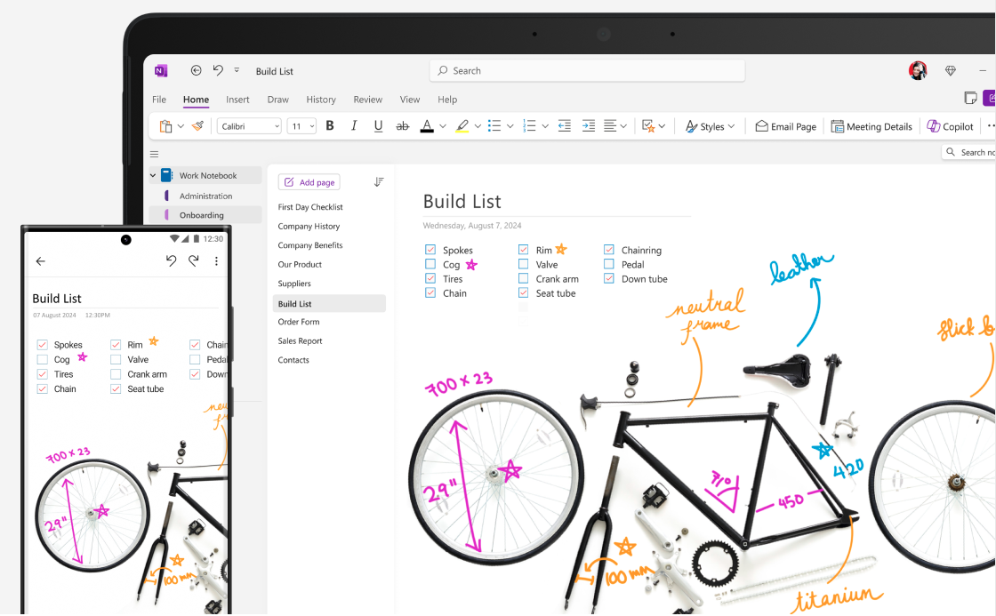 OneNote for project management
