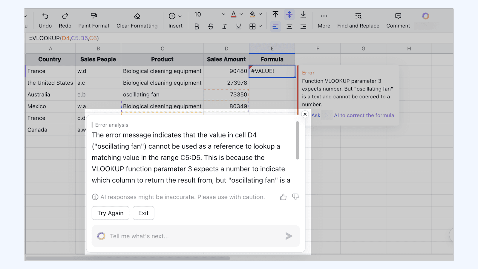 AI Sheet in Lark