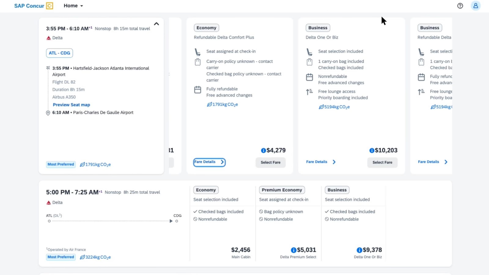 SAP Concur is an enterprise expense and travel management software