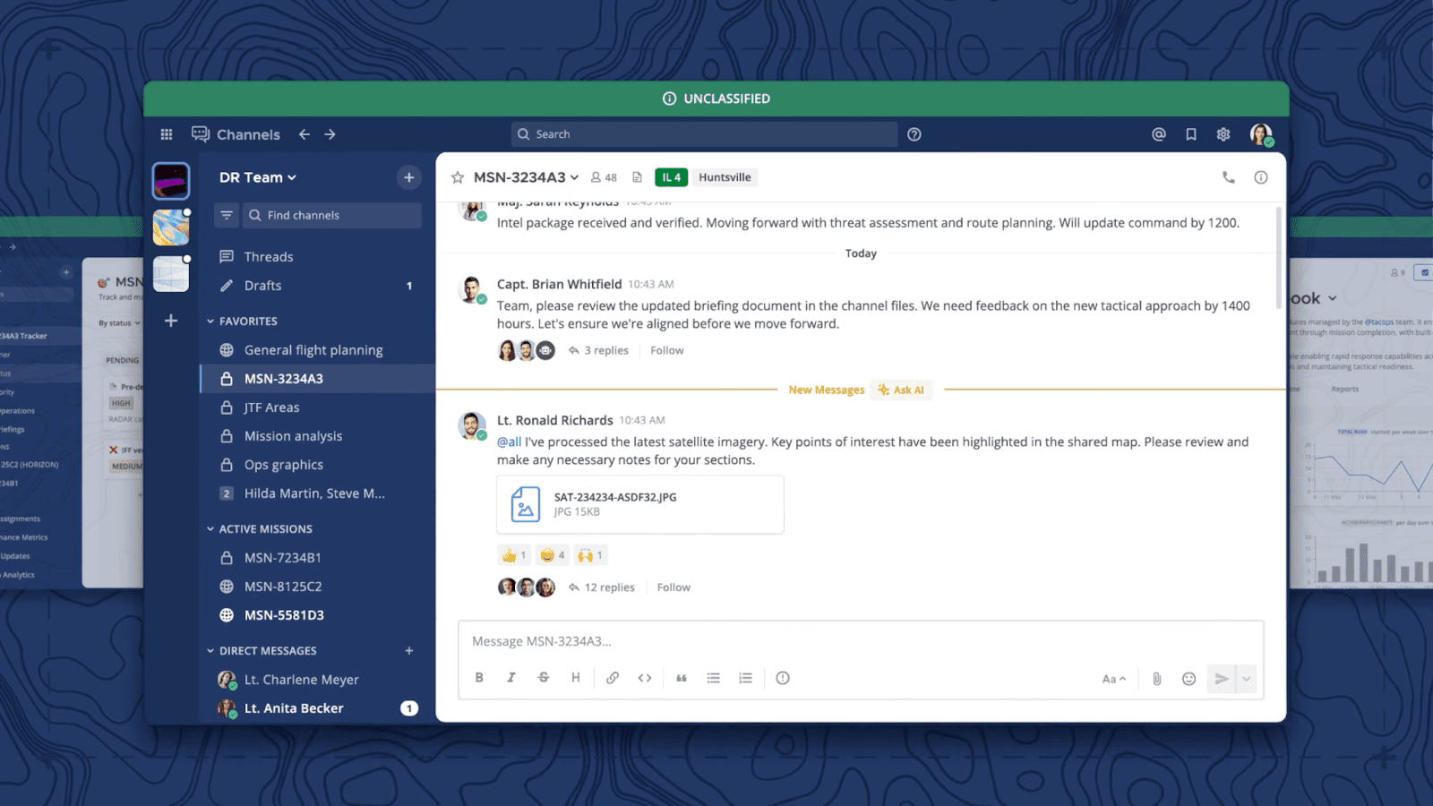 Mattermost’s channel view for technical teams’ secure collaboration
