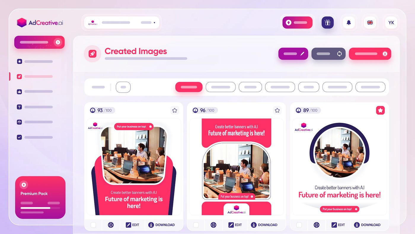AdCreative for high-volume banner and graphic generation