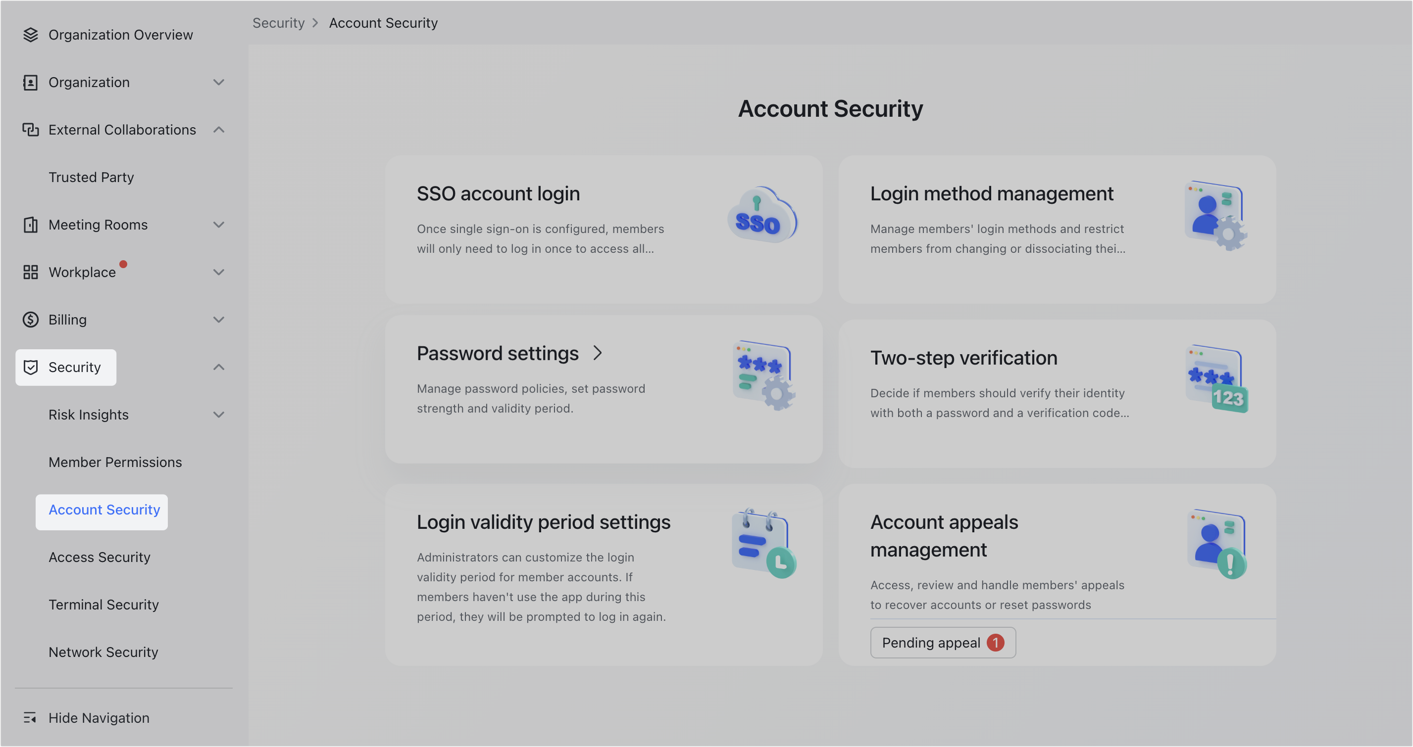 Admin | Overview of Lark Security features