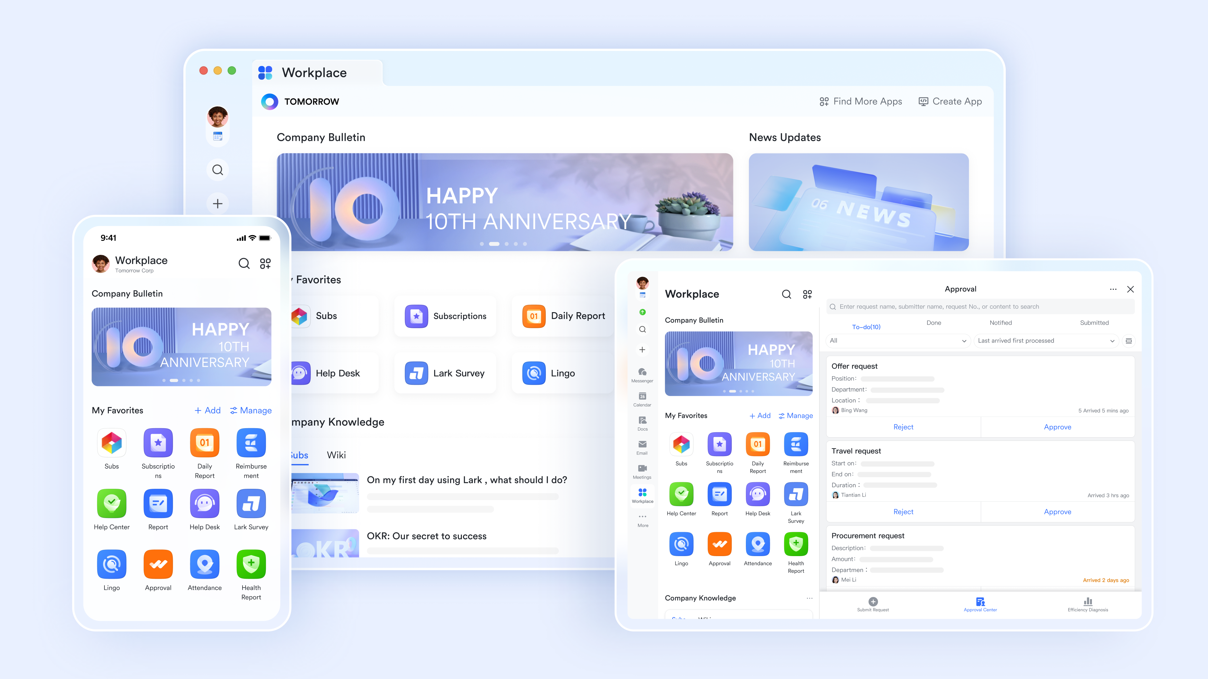 Use Lark to streamline daily progress reporting