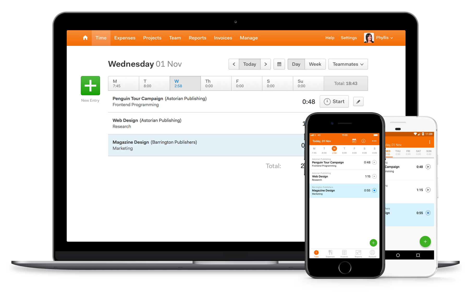 Tick: Budget-based project time tracking tool
