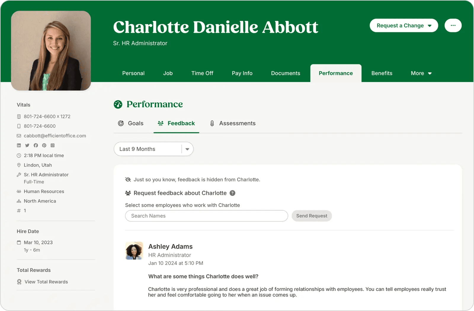 BambooHR’s performance management