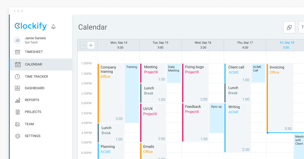 Clockify apps for time management