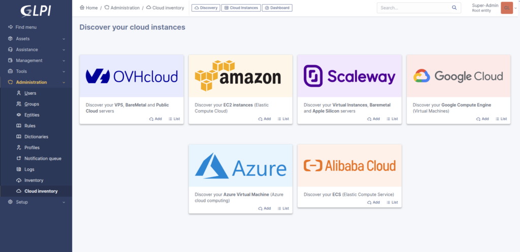 GLPI: Open-source IT inventory & ITAM system