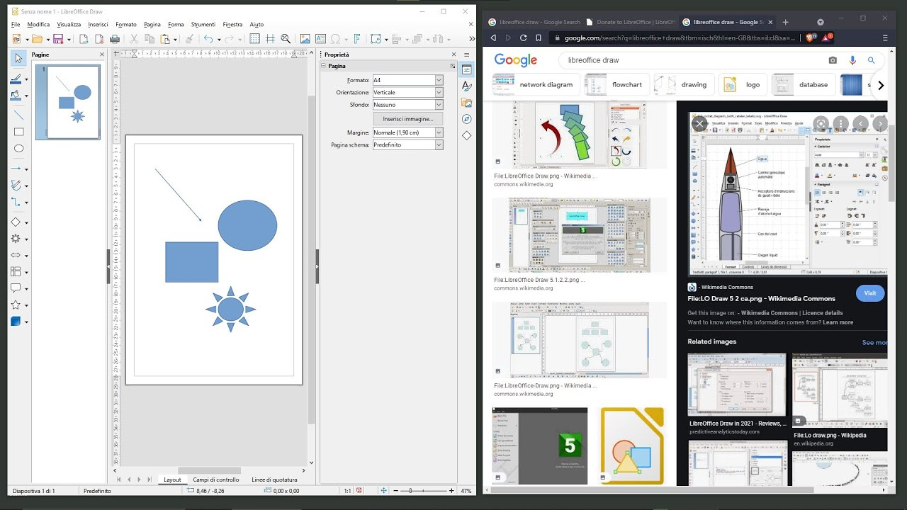 LibreOffice Draw open-source vector editor