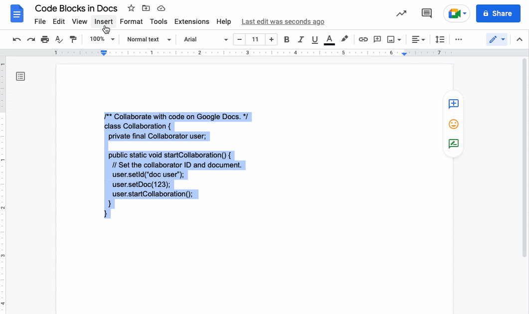 Google Doc