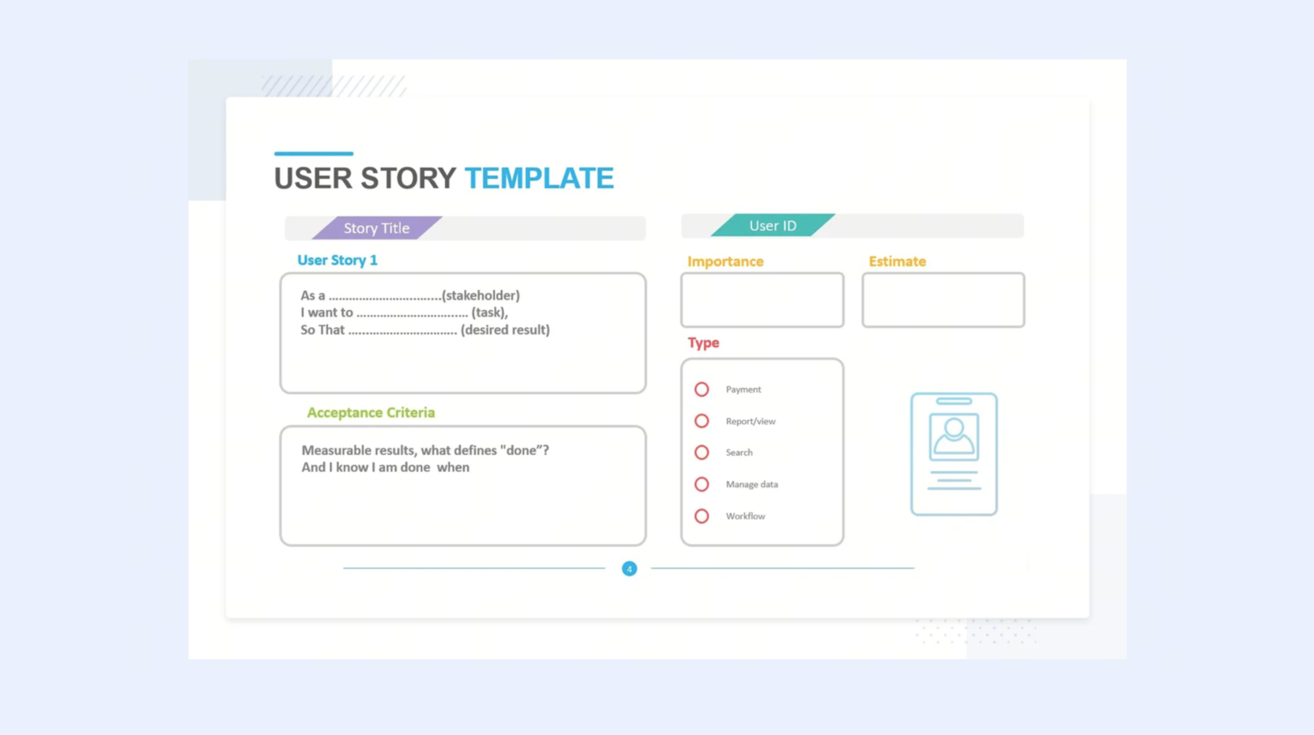 Manage stakeholder presentations using the PowerPoint template