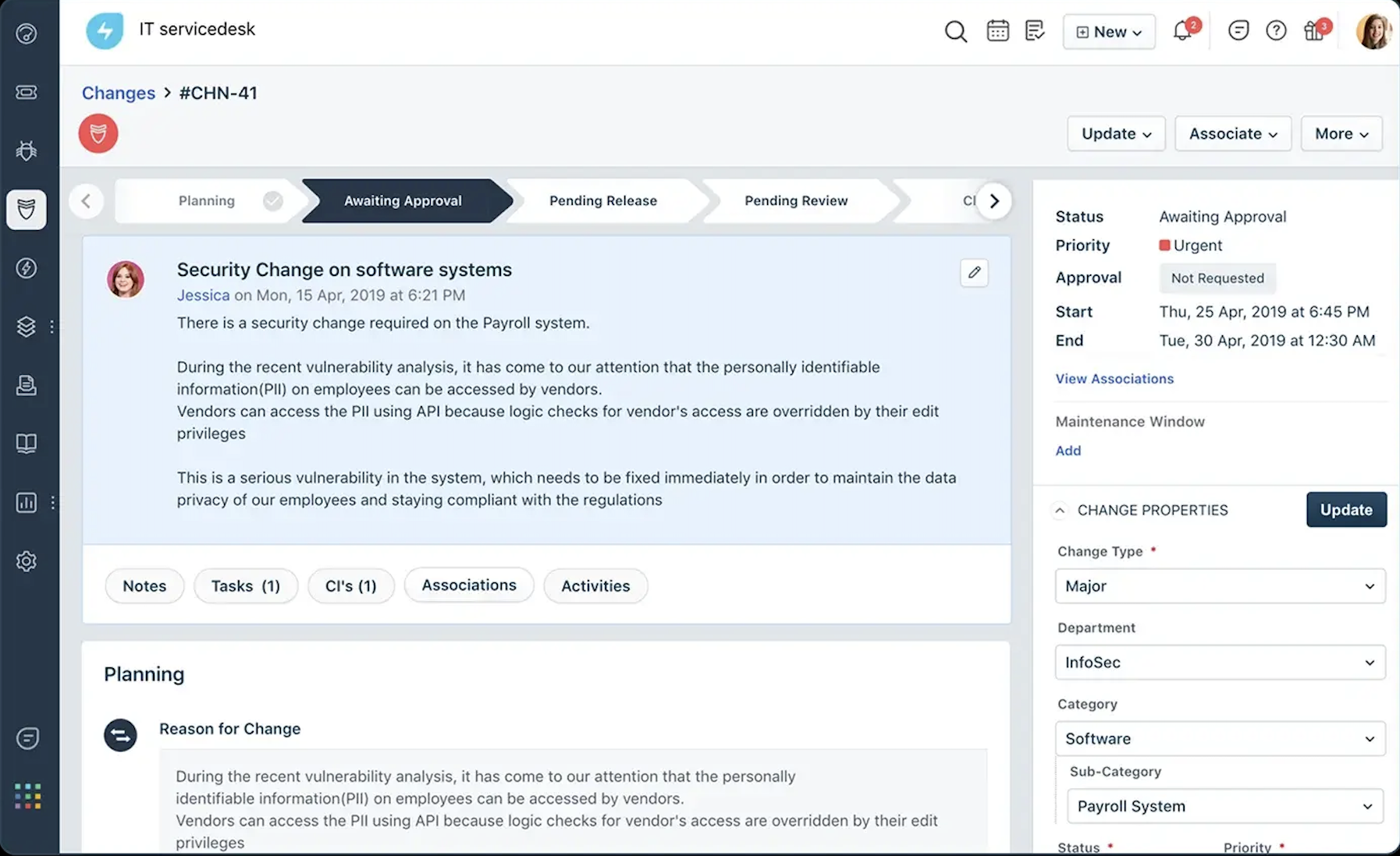 Freshservice for cloud ITSM with dashboards and automation