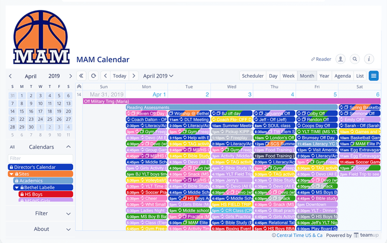CRM in TeamUp