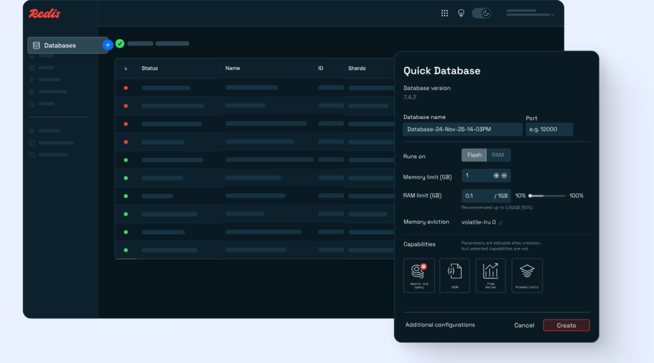 Redis for high-performance in-memory database software