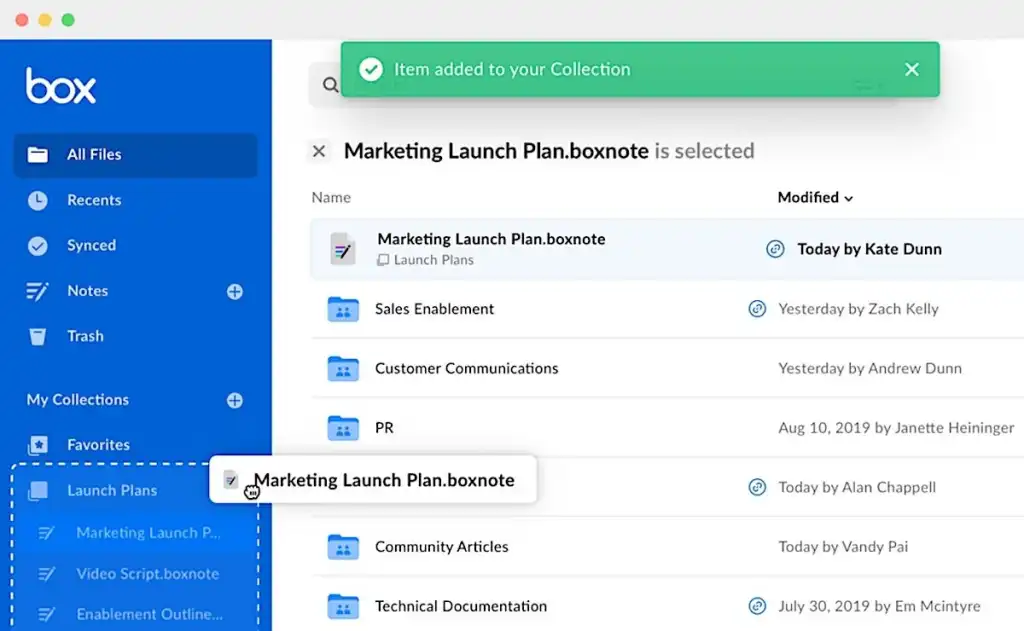 Box: Enterprise collaboration & document management