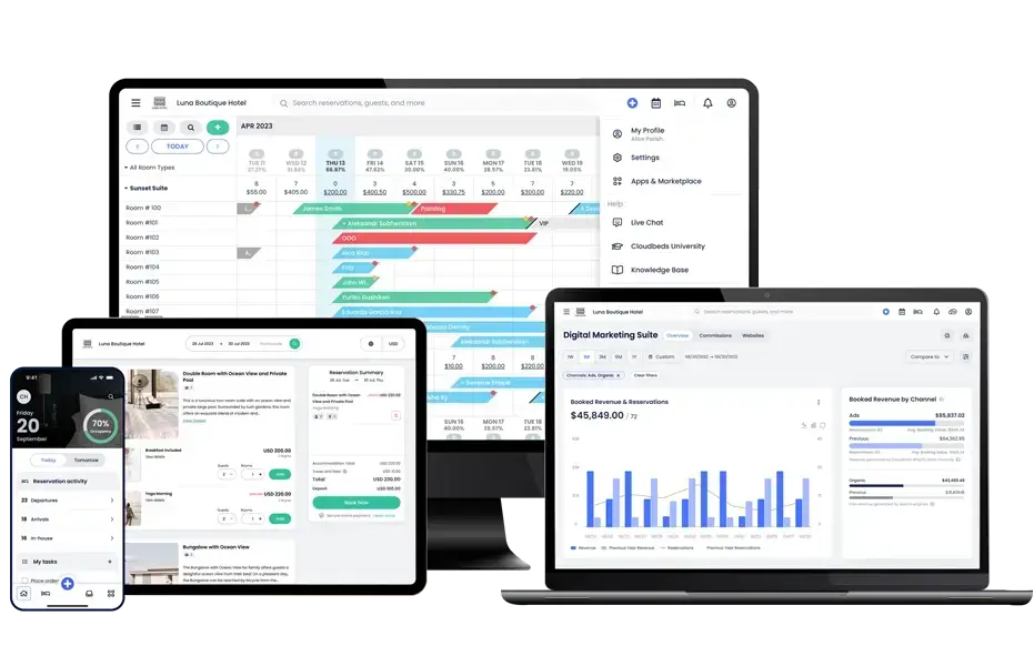 Cloudbeds: an all-in-one hotel management platform
