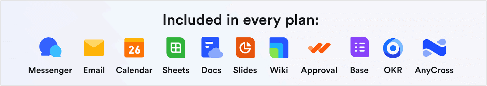 Features included in every Lark plan