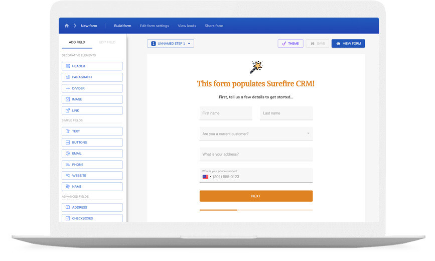 Surefire CRM overview