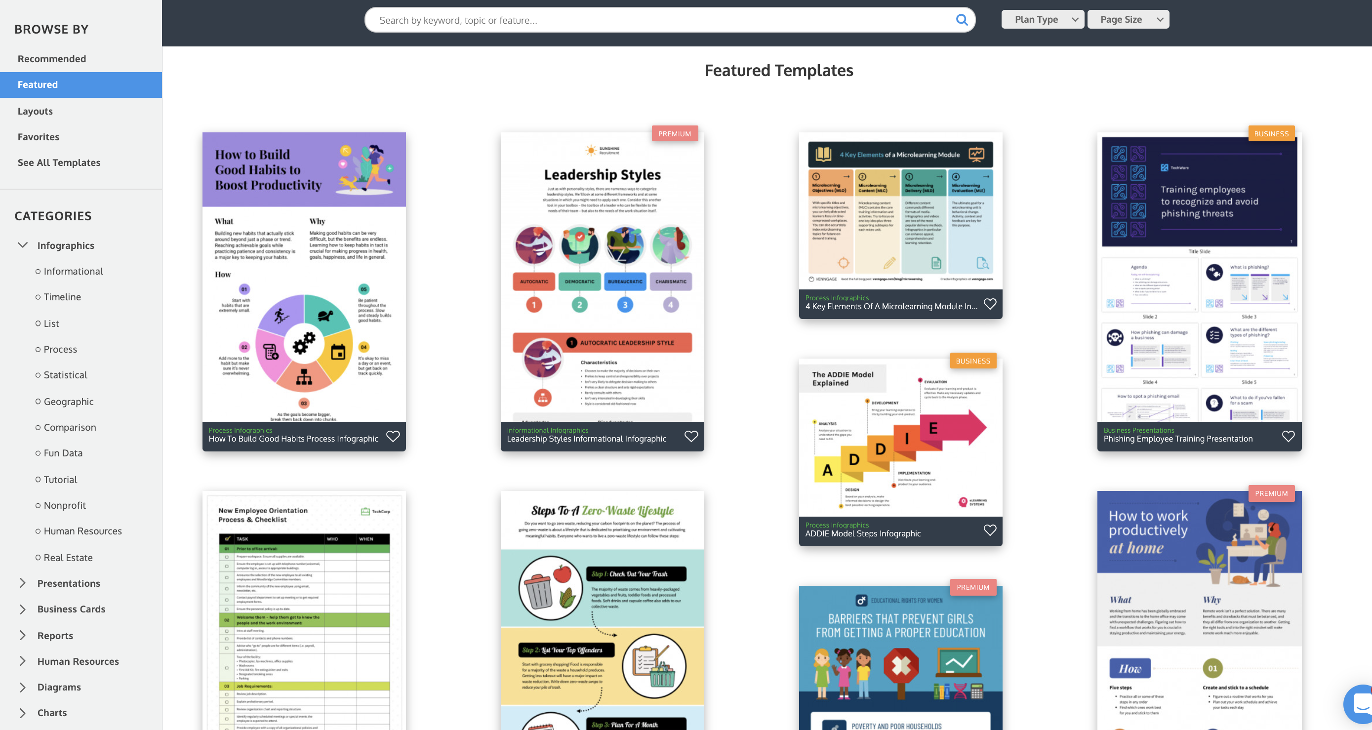 Piktochart visual reporting and infographic builder tool