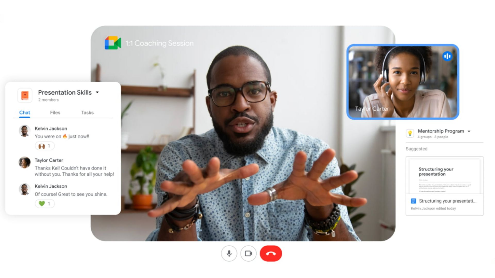 Google hybrid meetings