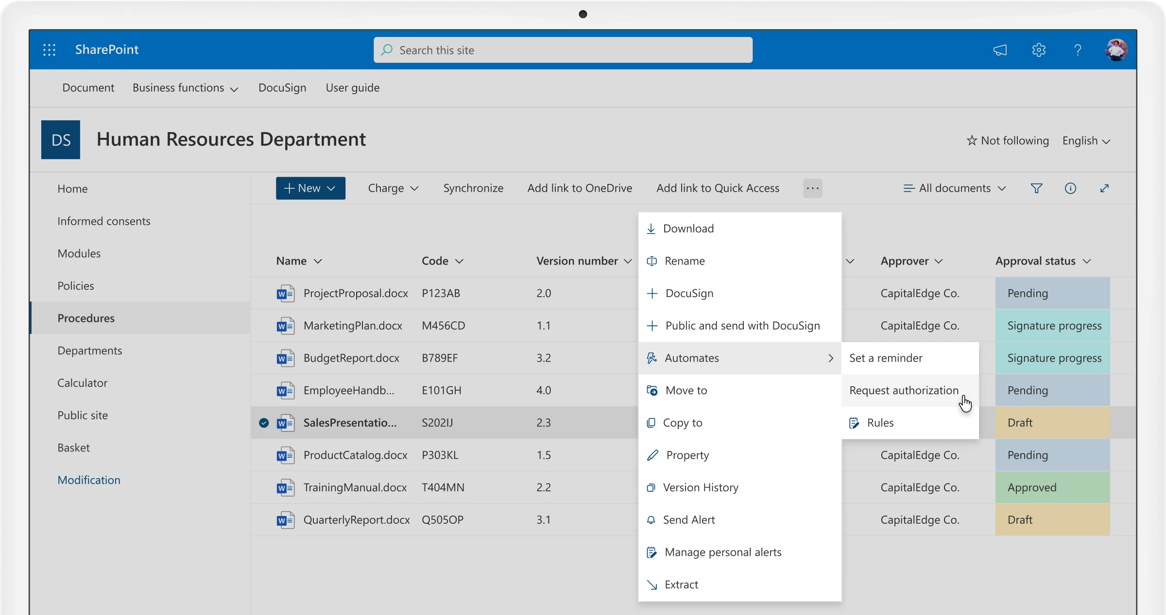 Organize and collaborate filed using SharePoint