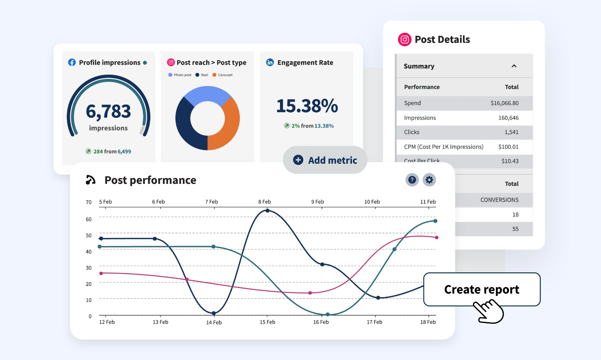 Hootsuite is a social media management app