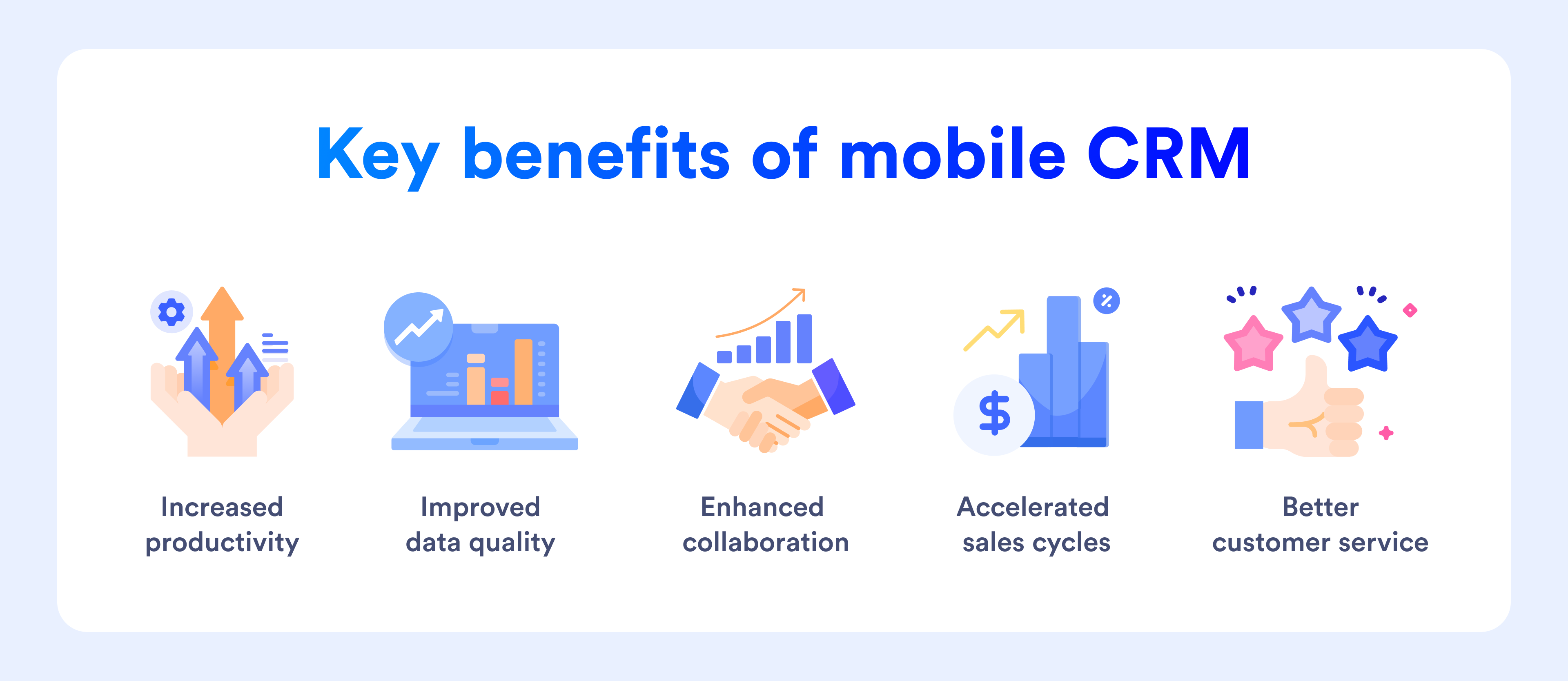 Key benefits of mobile CRM