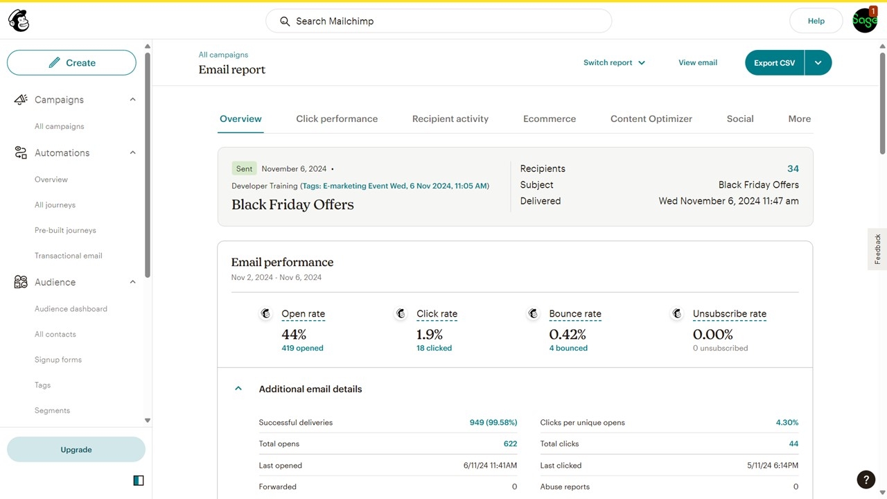Mailchimp CRM solutions with no-code