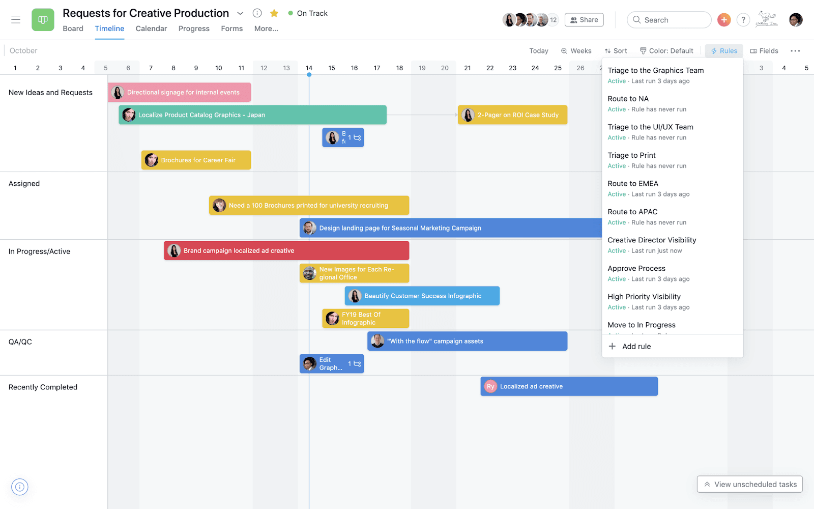 Simple and easy-to-use interface. Asana makes project management simple.&nbsp;