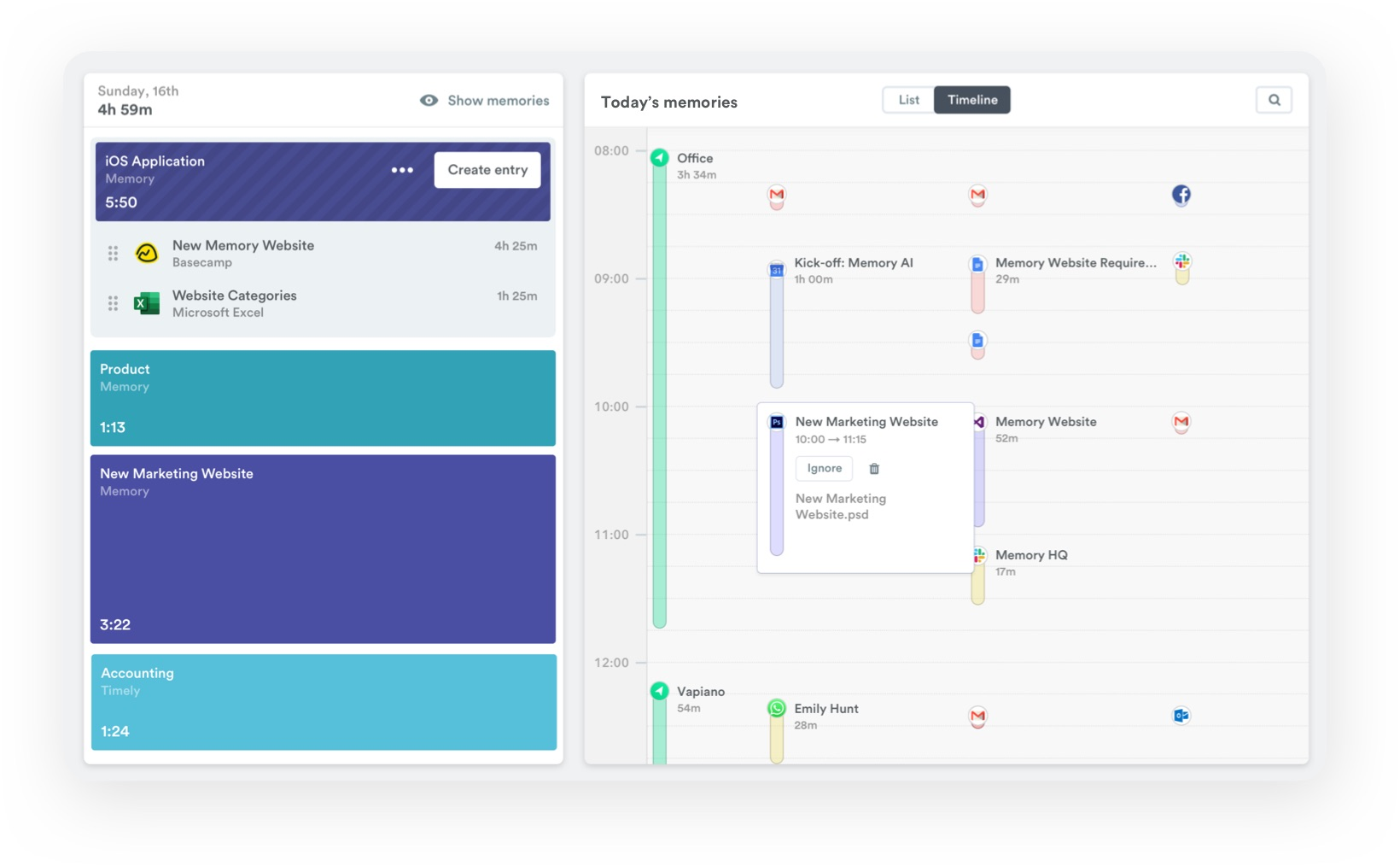 Timely AI-powered automated trackers