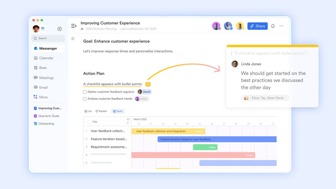 Lark Docs: Create and collaborate effortlessly