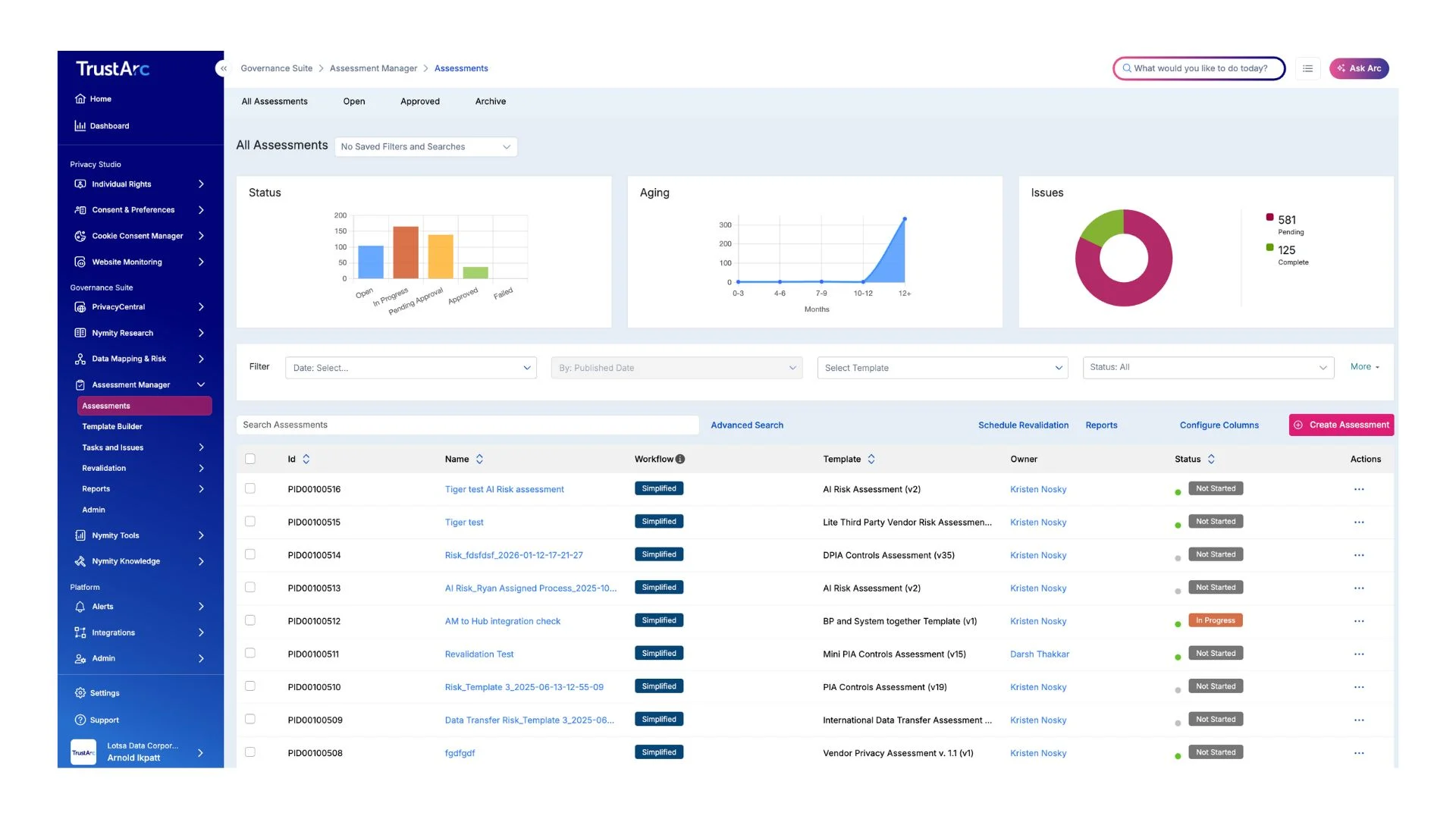 TrustArc platform focuses on managing third-party compliance