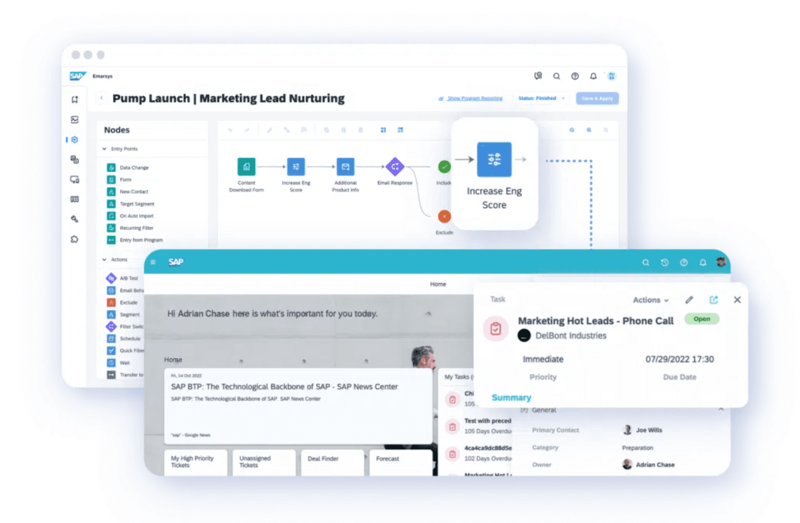 Automated marketing workflow on SAP Emarsys